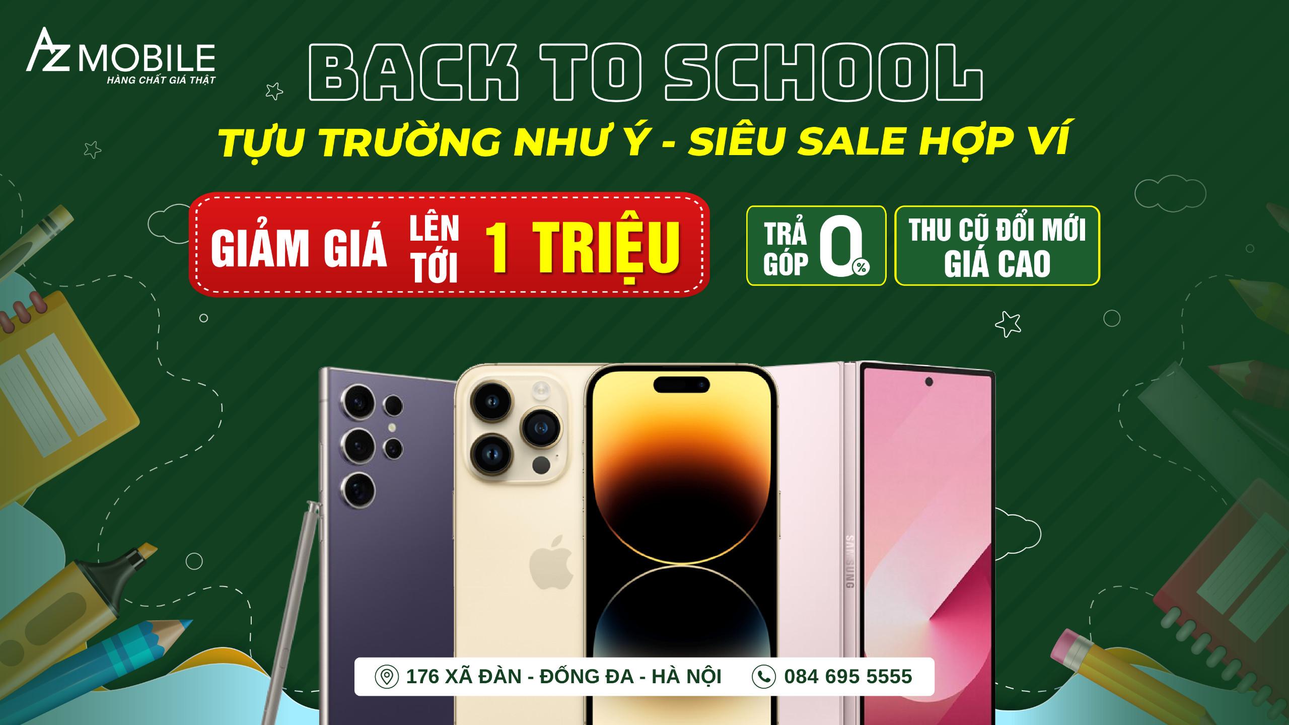 Back to school - Giảm giá tới 1 triệu