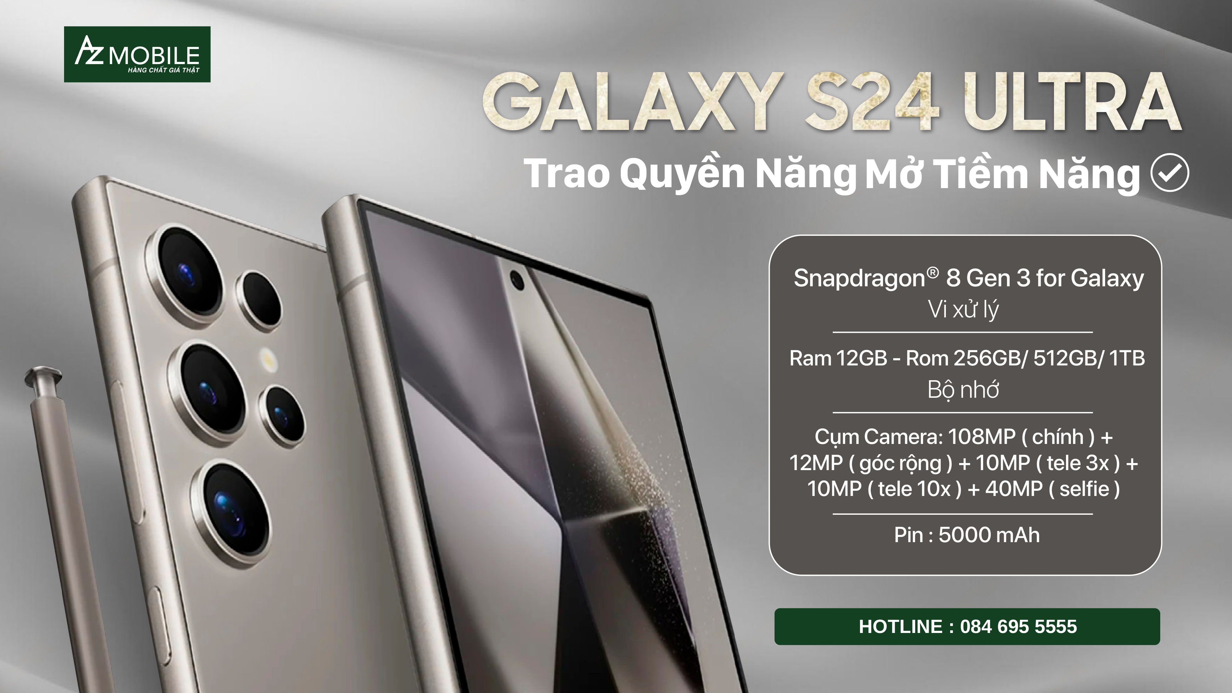 Galaxy S24 Ultra : Trao quyền năng - mở tiềm năng