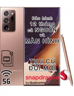 Galaxy Note 20 Ultra 5G Mỹ 2 sim 12/512GB chip Snap 865+ Nguyên Seal 100%