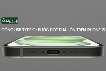 Cổng USB Type C: Bước đột phá lớn trên iPhone 15 