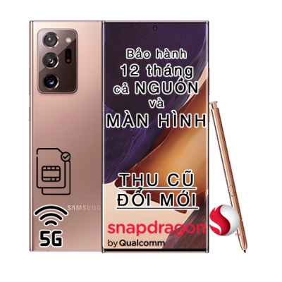 Galaxy Note 20 Ultra 5G Mỹ 2 sim 12/128GB chip Snap 865+ Nguyên Seal 100%
