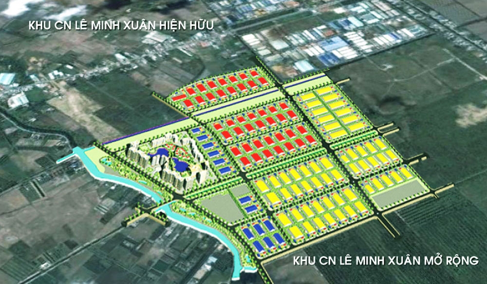 Dự án KCN Lê Minh Xuân mở rộng của Nhà Khang Phúc.