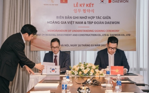 Hoàng Gia Việt Nam 'bắt tay' Daewon Hàn Quốc phát triển các dự án tại miền Trung