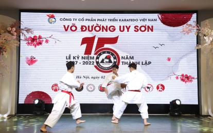 Võ đường Uy Sơn - Karatedo 15 năm thành lập
