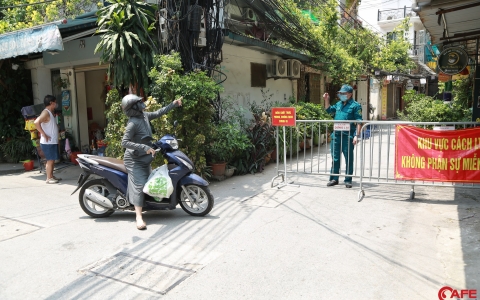 Những khu vực bị phong tỏa vì Covid-19 ở Hà Nội