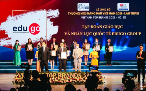 EduGo Group đạt danh hiệu 'Top 10 thương hiệu hàng đầu Việt Nam'