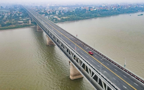 Chính thức thông xe cho cầu Thăng Long sáng nay