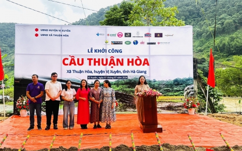 Next-G Foundation: Khởi công xây dựng cầu Thuận Hòa và điểm trường Bản Phố – Trường mầm non Lao Chải tại huyện Vị Xuyên, Hà Giang