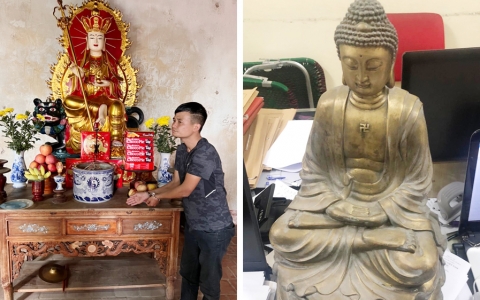Bắt đối tượng đối tượng trộm cắp cổ vật tại 5 chùa ở Hà Nội và Hải Dương
