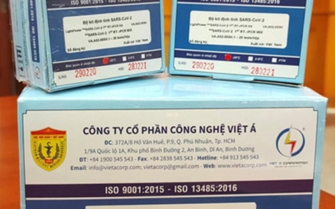 Việt Á cho Bà Rịa-Vũng Tàu mượn máy xét nghiệm và hàng chục ngàn kit test