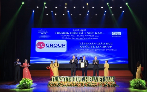 EC Group vinh dự nhận giải thưởng “Thương hiệu số 1 Việt Nam” năm 2022