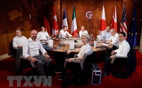 Các nhà lãnh đạo G7 cam kết hỗ trợ 28 tỷ euro cho ngân sách Ukraine