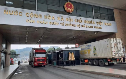 Khôi phục hoạt động xuất nhập khẩu tại Cửa khẩu Kim Thành (Lào Cai)