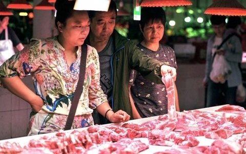 Giá thịt lợn tăng, đe dọa mục tiêu lạm phát của Trung Quốc