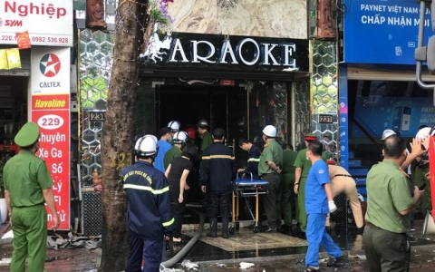 Hà Nội: 3 chiến sĩ cảnh sát PCCC hy sinh trong vụ chữa cháy quán karaoke
