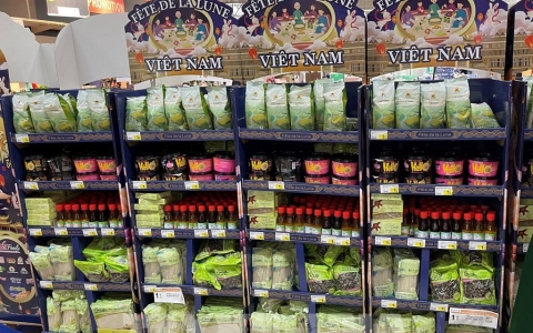 Gạo Việt Nam lần đầu tiên lên kệ siêu thị E.Leclerc của Pháp