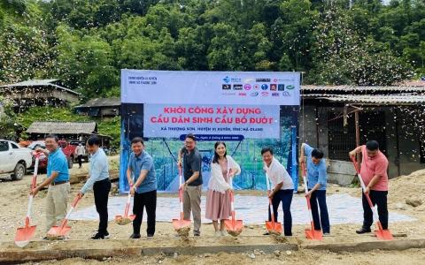 Chung tay cùng Quỹ từ thiện Next-G xây dựng cầu thiện nguyện tại Hà Giang