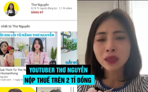 YouTuber Thơ Nguyễn nộp thuế bao nhiêu trước lùm xùm xin vía búp bê?