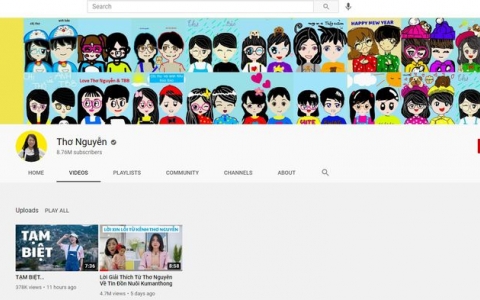 Kênh YouTube Thơ Nguyễn ẩn hết video, tắt kiếm tiền và nói lời 'tạm biệt'