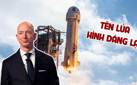 Tỉ phú Jeff Bezos tiếp tục phóng thử tên lửa hình dáng lạ