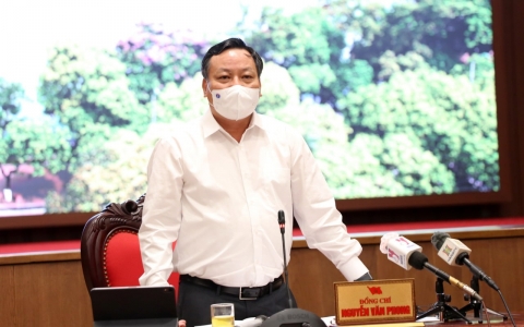 Hà Nội sẽ ban hành công điện mới về việc tiếp tục giãn cách xã hội
