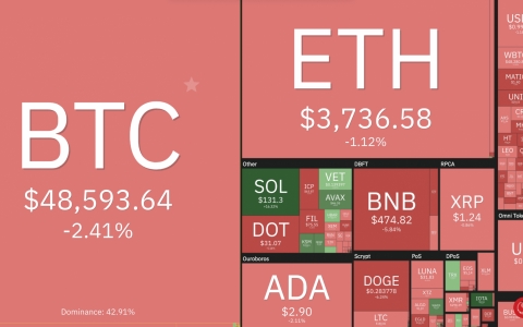 Giá Bitcoin hôm nay (mới nhất 3/9): Bitcoin giảm về ngưỡng 48.000 USD