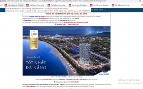 Đà Nẵng: Hai dự án bất động sản được rao bán tràn lan trên mạng dù chưa đủ điều kiện