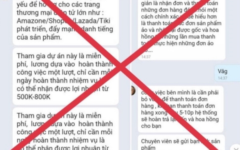 Công an Hà Nội cảnh báo 'chiêu' lừa tuyển cộng tác viên bán hàng online