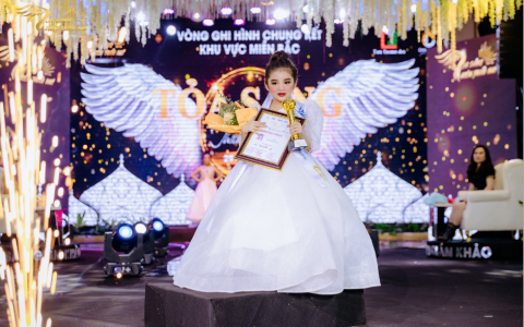 Minh Châu đạt giải Á quân 1 tại Tỏa sáng thiên thần nhí mùa 3