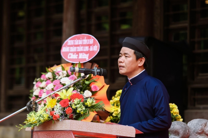 Ông Nguyễn Văn Phương, Phó Bí thư Tỉnh ủy, Chủ tịch UBND tỉnh Thừa Thiên Huế phát biểu tại sự kiện