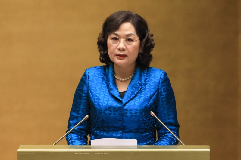 Thống đốc Ngân hàng Nhà nước - bà Nguyễn Thị Hồng