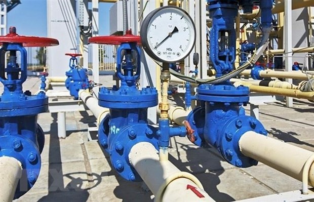 Hệ thống đường ống dẫn khí đốt của Tập đoàn Gazprom (Nga). (Ảnh: EPA/TTXVN)