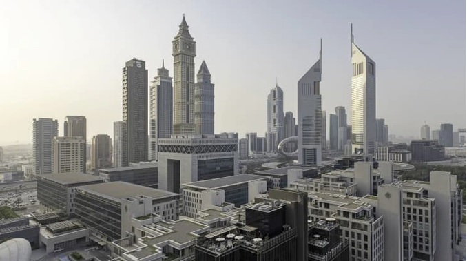 Dubai đang chứng thị trường bất động sản tăng nóng nhất trong nhiều năm qua (Ảnh: Bloomberg/Getty).