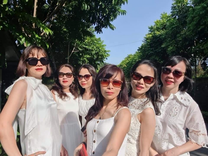 Nữ sinh 12 chuyên Anh 2, PTTH Quang Trung, Hà Đông, Hà Nội (Ảnh: Nguyễn Hoàng Hải)