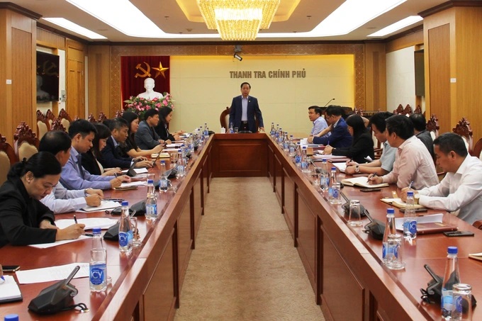 Ông Trần Ngọc Liêm - Phó Tổng Thanh tra Chính phủ phát biểu tại buổi công bố kết luận thanh tra (Ảnh: TTCP).