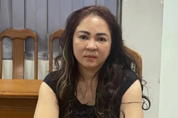 Bà Nguyễn Phương Hằng bị bắt tạm giam hồi tháng 3. Ảnh: Công an cung cấp
