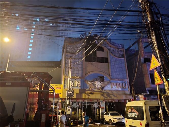 Quán Karaoke An Phú, nơi xảy ra vụ cháy khiến 32 người chết