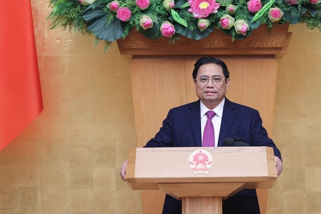 Thủ tướng Phạm Minh Chính phát biểu chỉ đạo tại cuộc họp