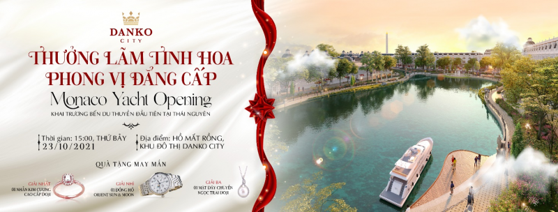 Ngày 23/10 tới sẽ diễn ra lễ khai trương bến du thuyền đầu tiên tại Thái Nguyên