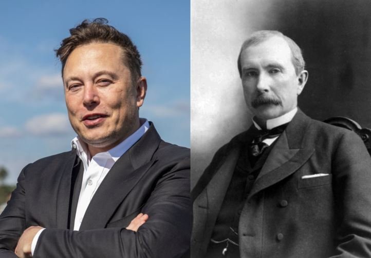 Kỷ lục của ông trùm dầu mỏ Rockefeller đã chính thức bị san bằng bởi ‘quái kiệt’ Elon Musk