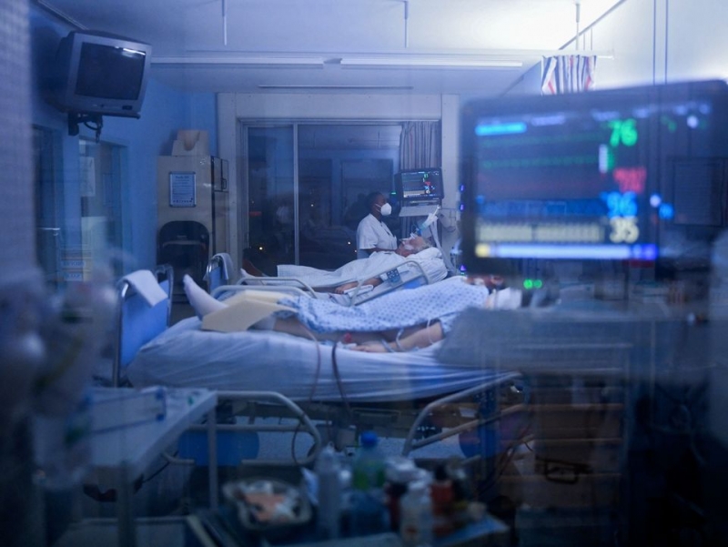 Một phòng điều trị bệnh nhân Covid-19 trong một bệnh viện ở Bỉ hôm 21/12 (Ảnh: Getty/Bloomberg)