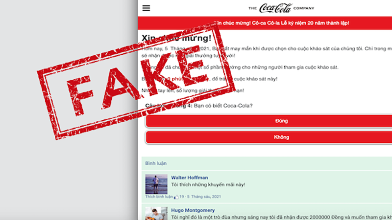 Cảnh báo: Xuất hiện đường link giả mạo Quỹ phúc lợi Coca-Cola trên Facebook, nhiều người sập bẫy khiến tài khoản bị 'bay màu'