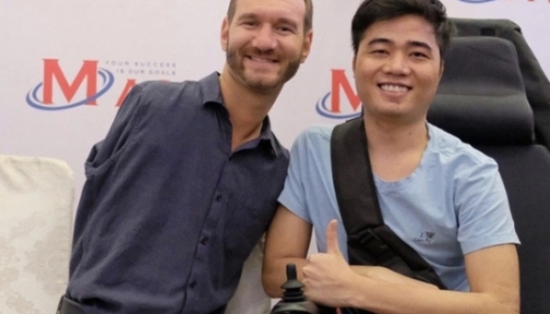 Hai lần vượt cửa tử, “Nick Vujicic Việt Nam” truyền nghị lực sống trong giới trẻ