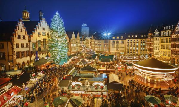 Các khu chợ Giáng sinh nổi tiếng thế giới chìm đắm trong “thiên đường ánh sáng”