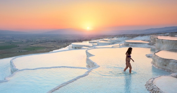 Sự tích vịt hóa thiên nga tại hồ Pamukkale - Thổ Nhĩ Kỳ