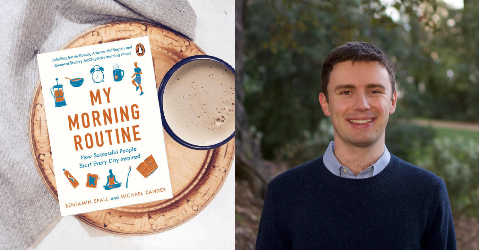 Benjamin Spall là cây bút tài chính, đồng tác giả cuốn sách My Morning Routine 5-thoi-quen-cuoi-tuan-cua-cac-ty-phu-giup-su-nghiep-thang-tien