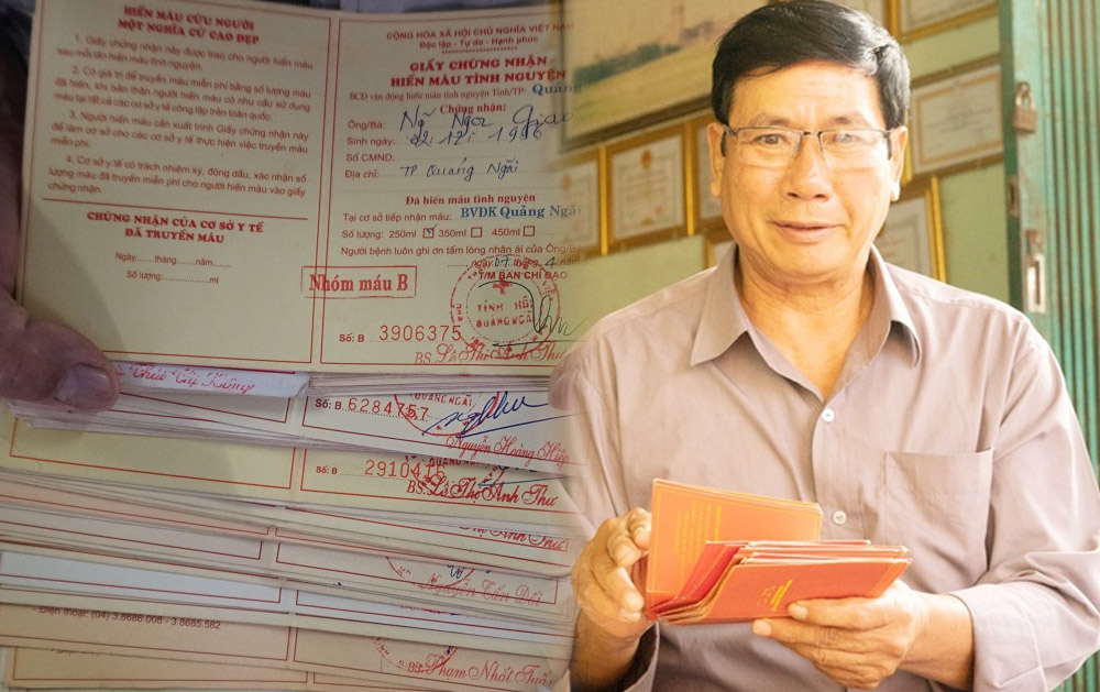 Nguyễn Ngọc Giao: Người đàn ông U70 với hơn 50 lần hiến máu cứu người