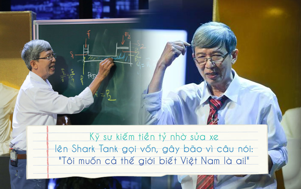 Kỹ sư kiếm 4 tỷ/năm nhờ sửa xe gây bão trên Shark Tank: 'Tôi muốn cả thế giới biết Việt Nam là ai!'