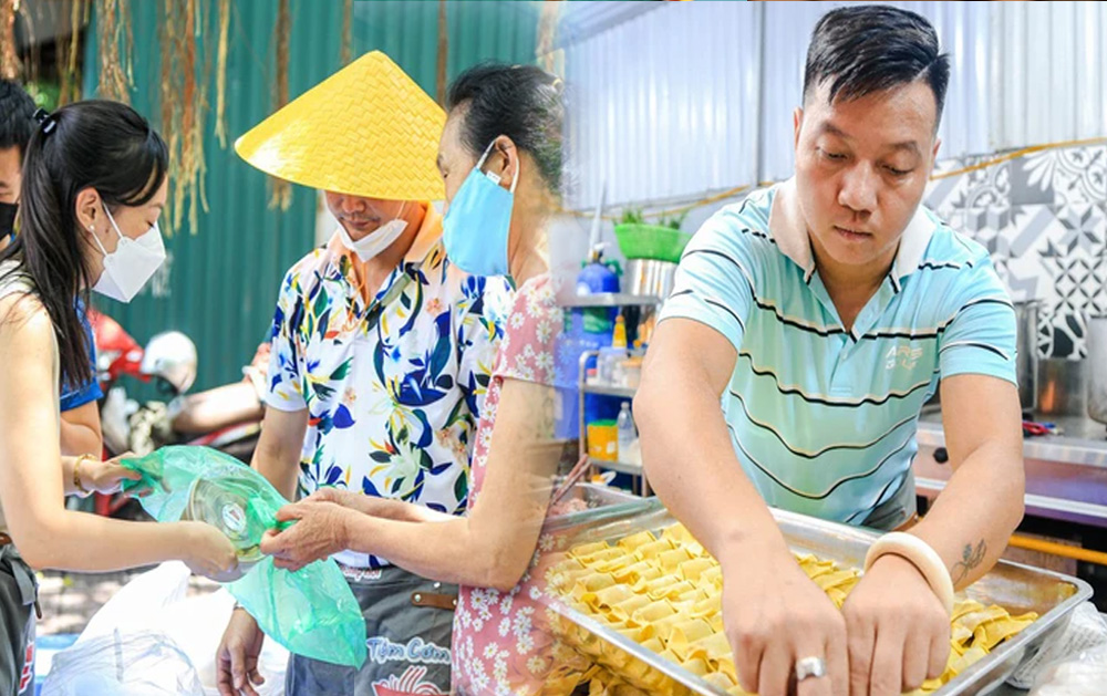 Tiệm cơm 1k cho bệnh nhi ở Hà Nội: Ánh mắt trẻ thơ xóa tan mọi vất vả