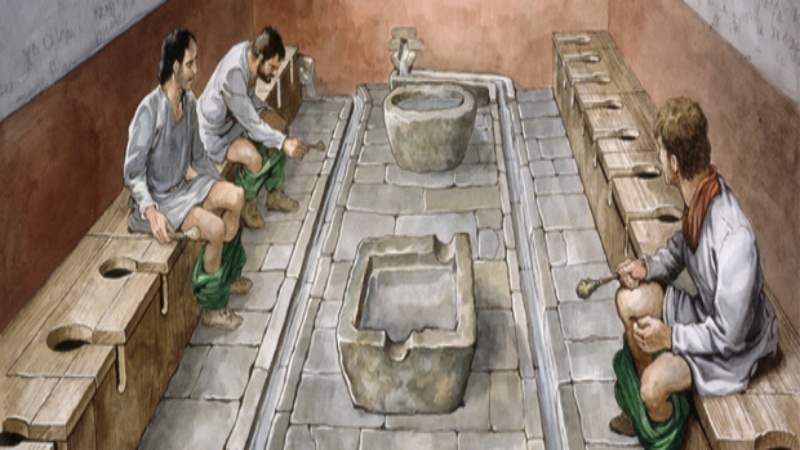'Rợn tóc gáy' với 10 sự thật về cách người xưa tắm rửa và đi toilet